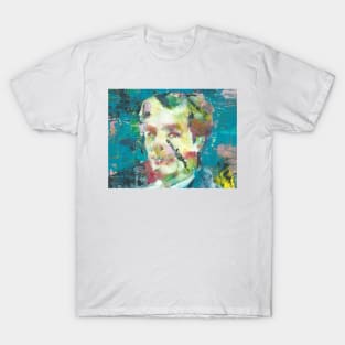 CHARLES BAUDELAIRE oil and watercolor portrait T-Shirt